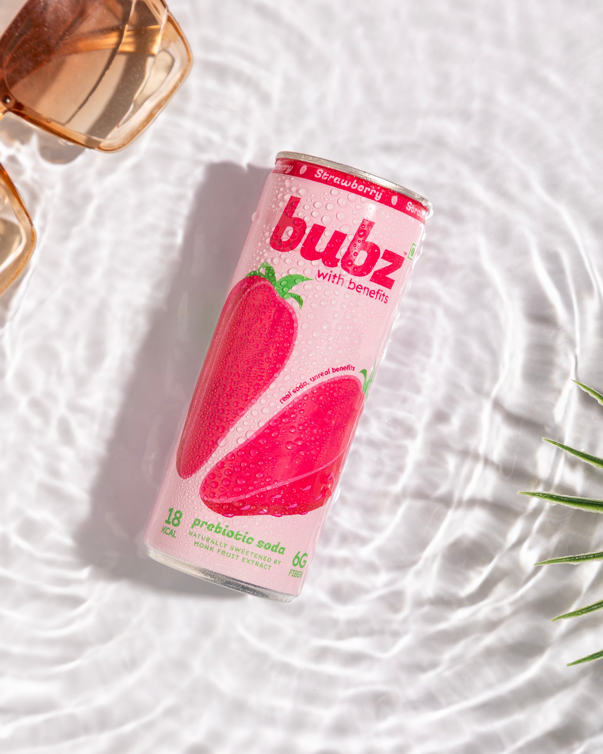 Bubz Strawberry Prebiotic Soda