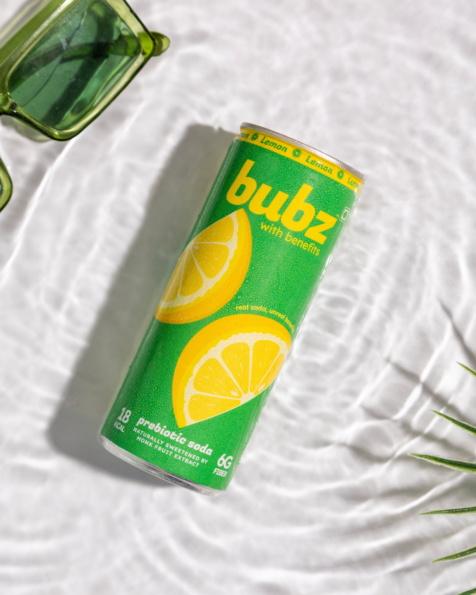 Bubz Lemon Lime Prebiotic Soda