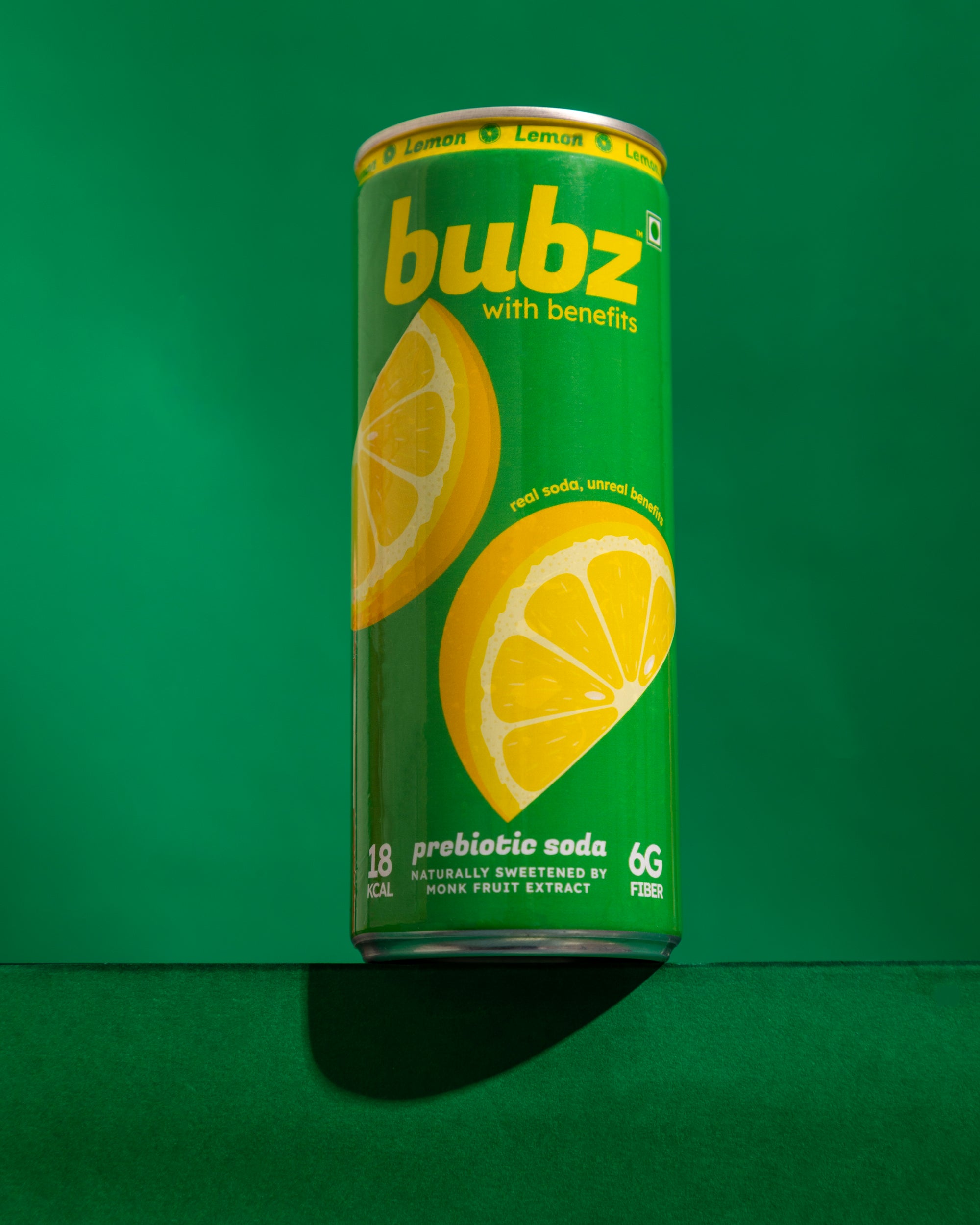 Bubz Lemon Lime Prebiotic Soda