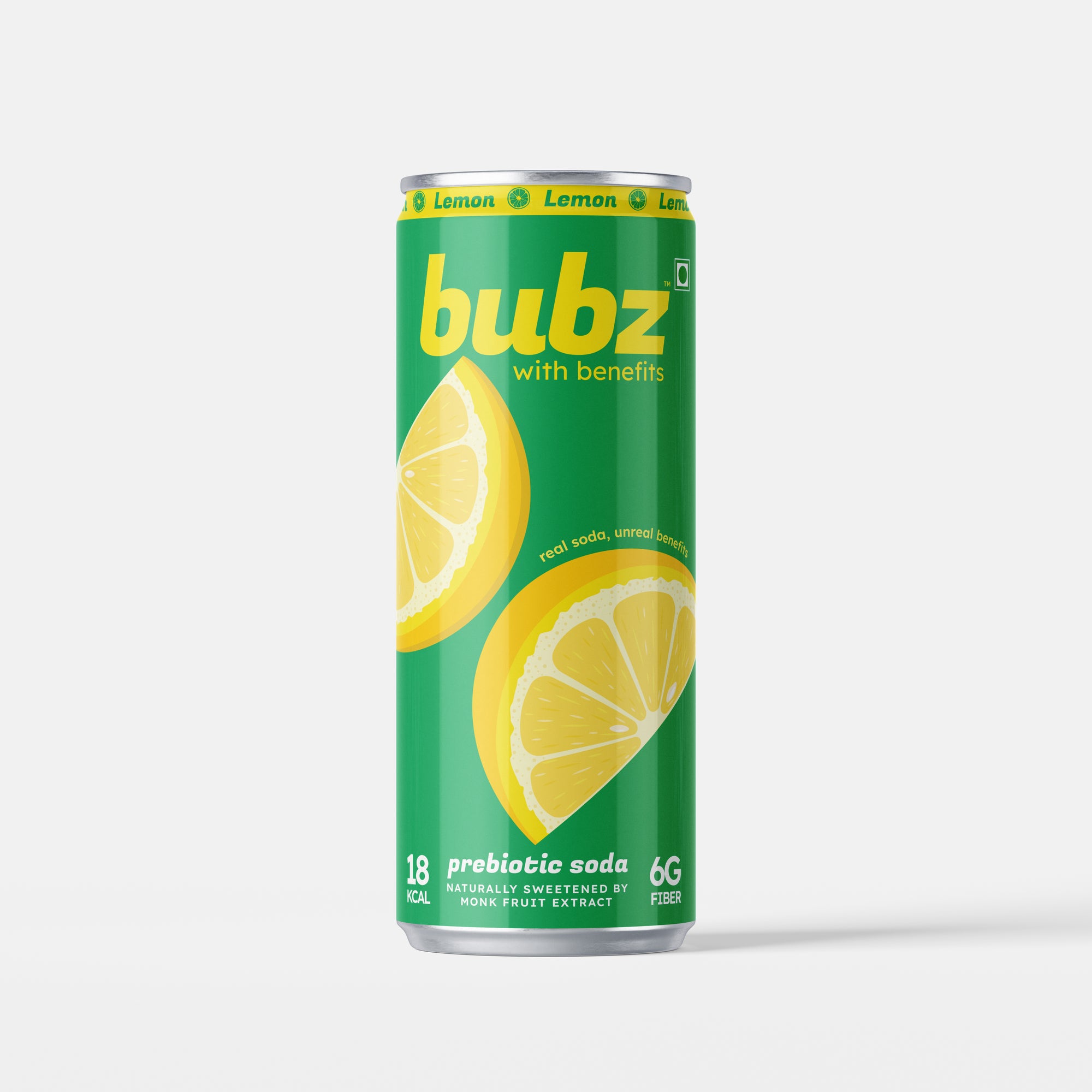 Bubz Lemon Lime Prebiotic Soda
