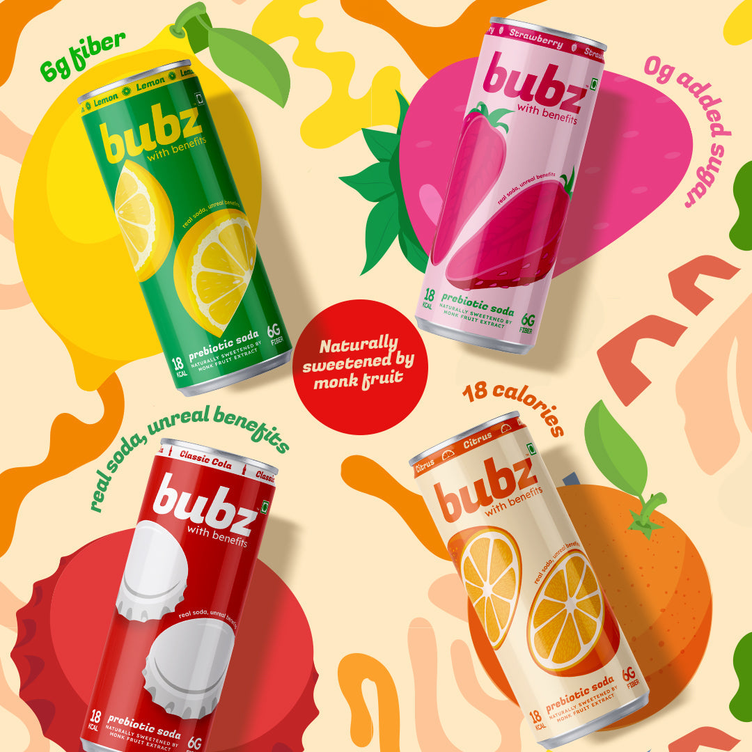Bubz Prebiotic Soda