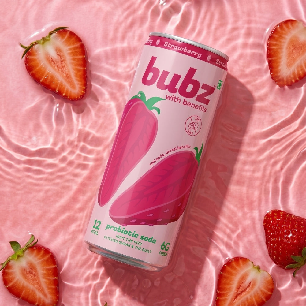 Bubz Strawberry Prebiotic Soda