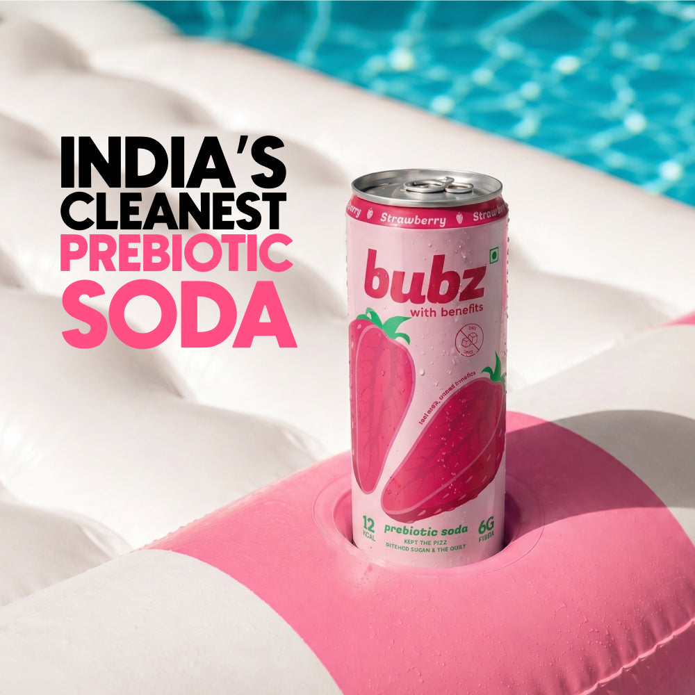 Bubz Strawberry Prebiotic Soda