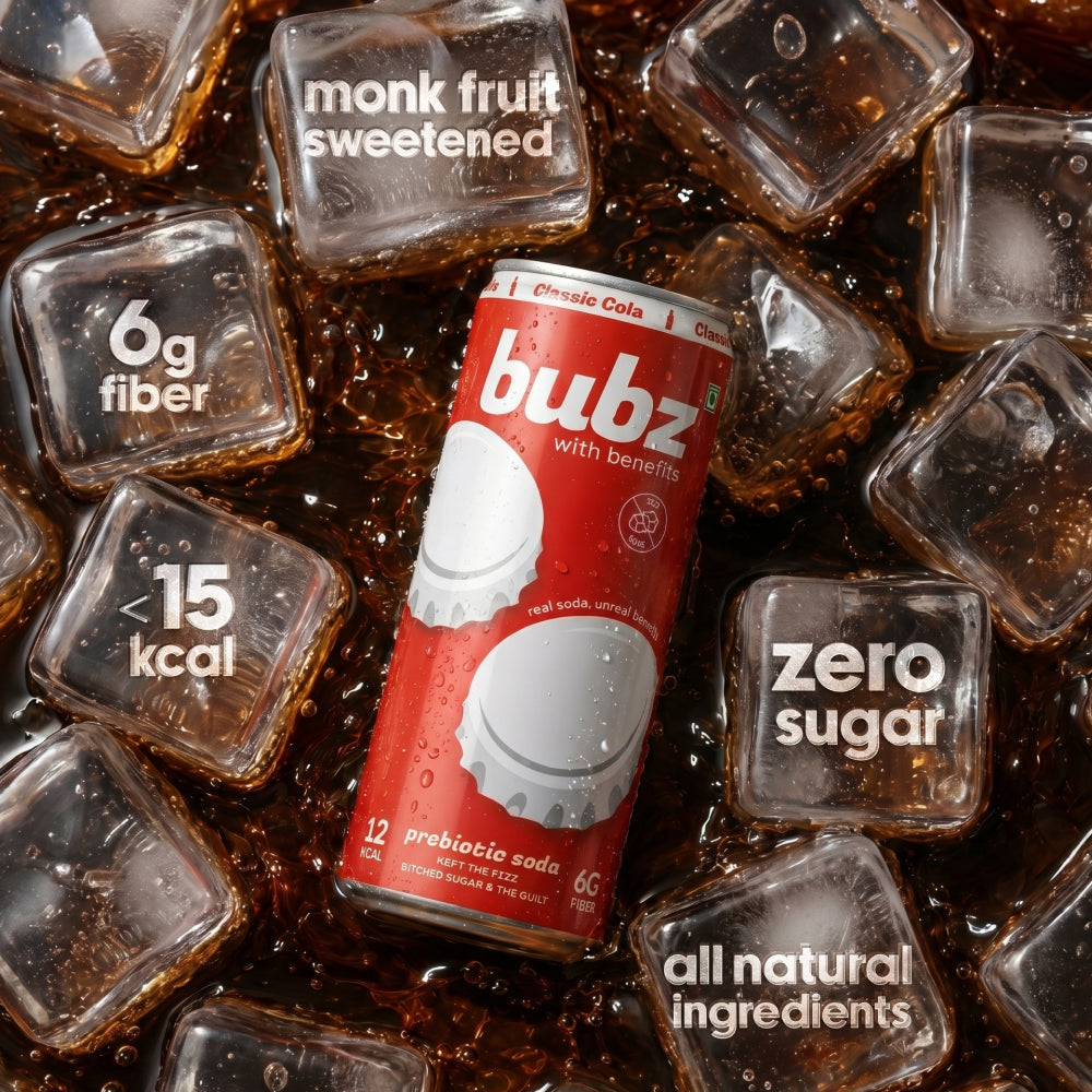 Bubz Classic Cola Prebiotic Soda