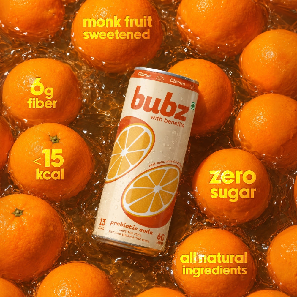 Bubz Citrus Prebiotic Soda