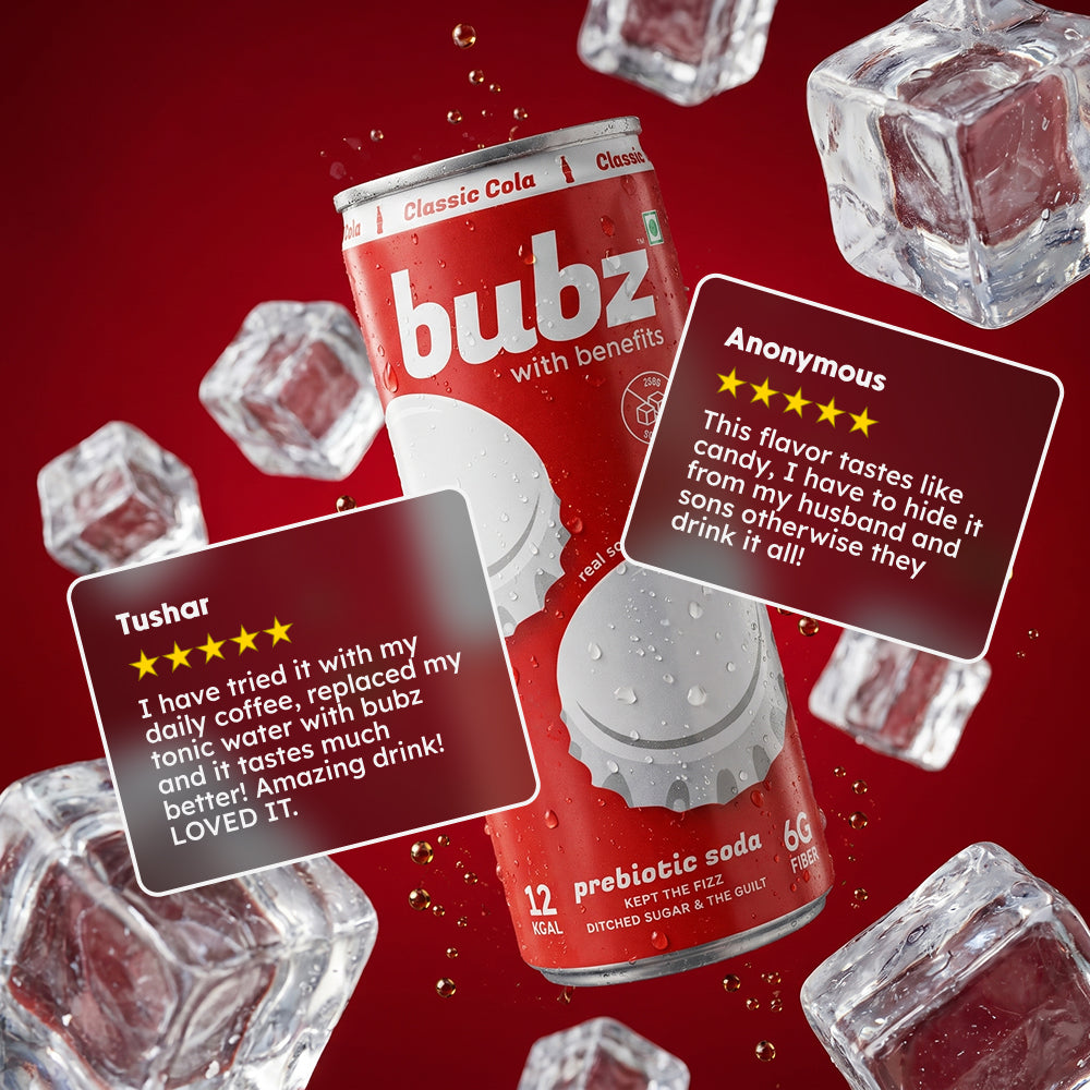 Bubz Classic Cola Prebiotic Soda