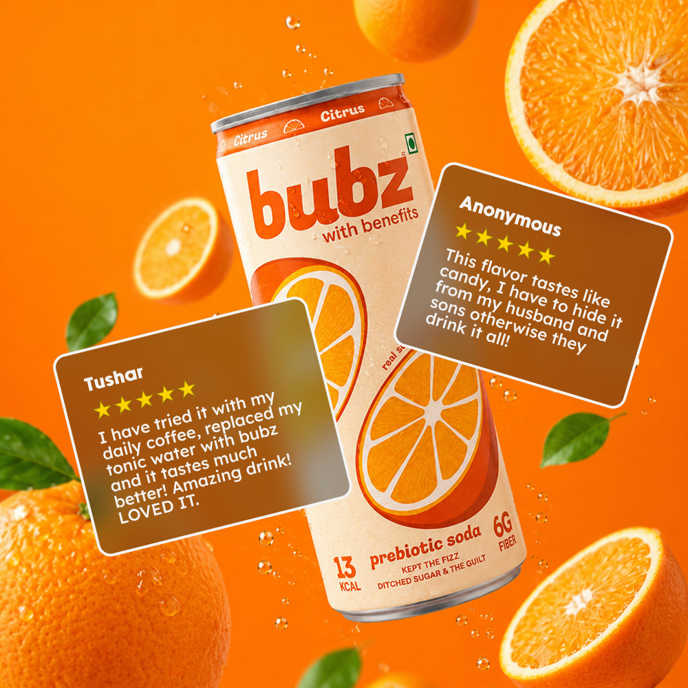 Bubz Citrus Prebiotic Soda