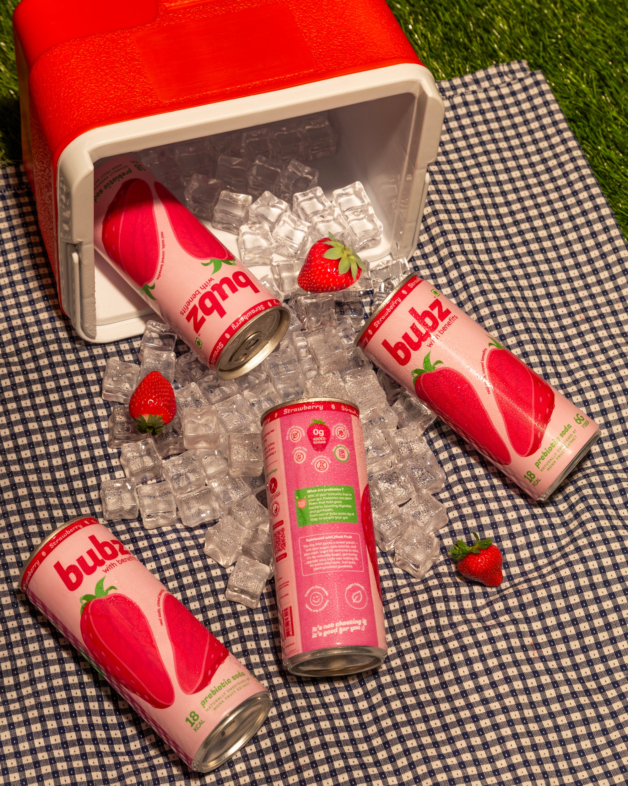 Bubz Strawberry Prebiotic Soda