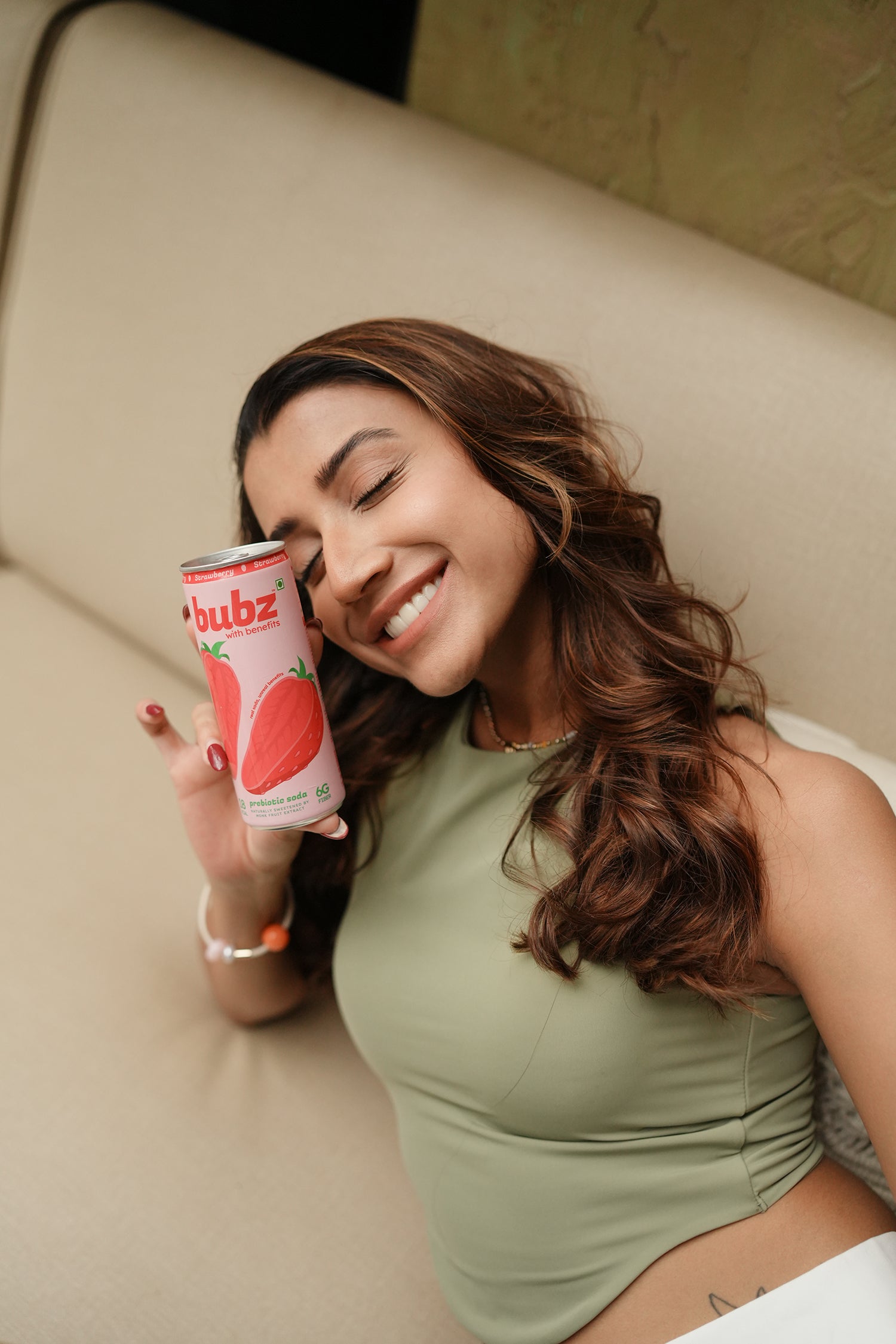Bubz Strawberry Prebiotic Soda