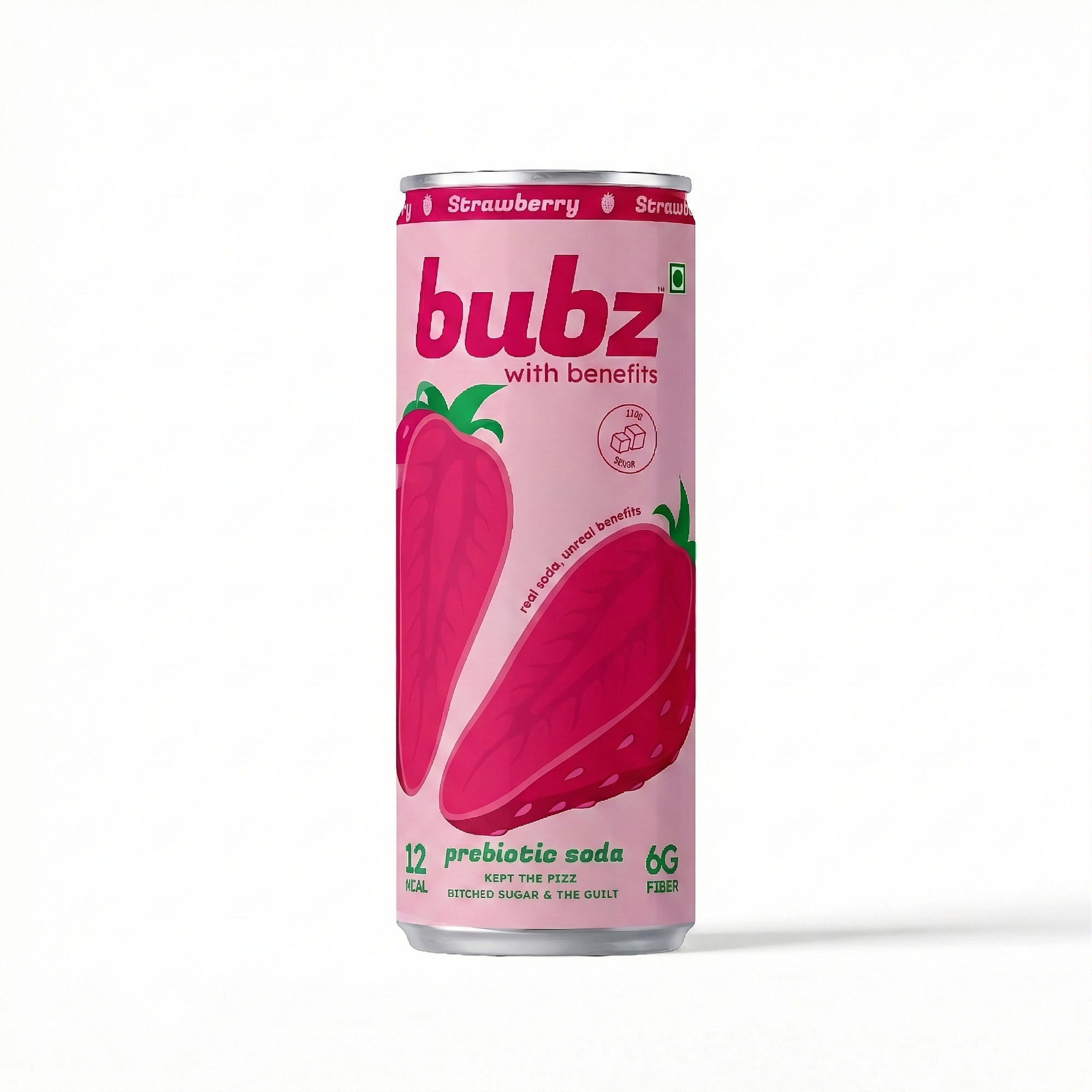 Bubz Strawberry Prebiotic Soda