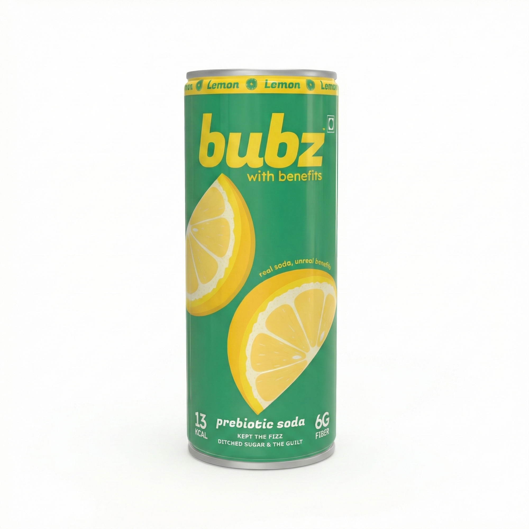 Bubz Lemon Lime Prebiotic Soda