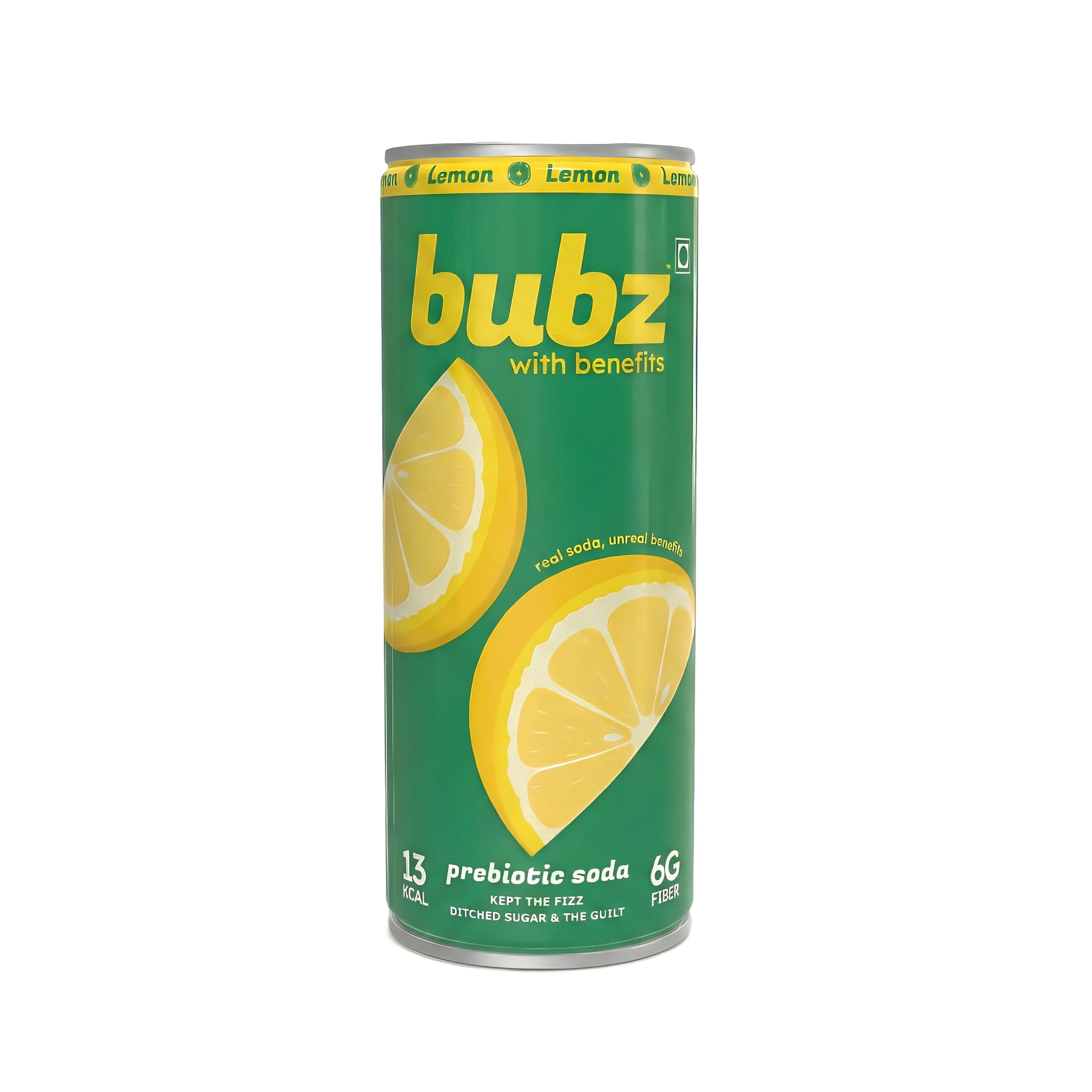 Bubz Lemon Lime Prebiotic Soda
