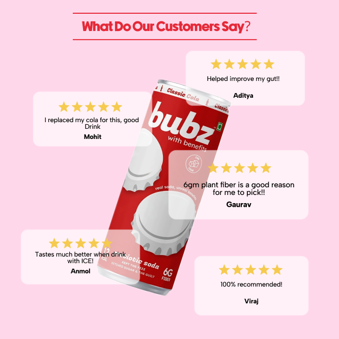 Bubz Prebiotic Soda Variety Pack