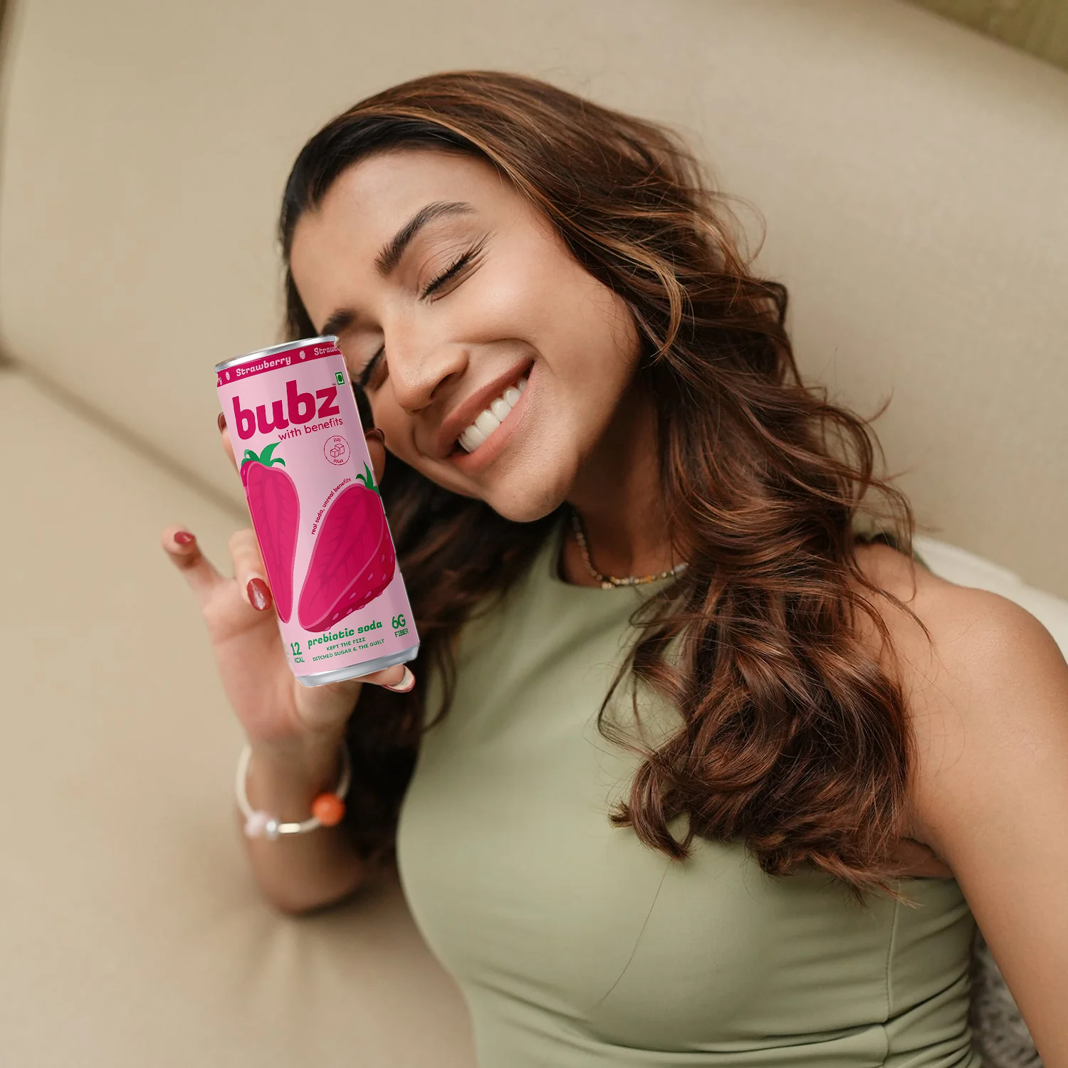 Bubz Strawberry Prebiotic Soda