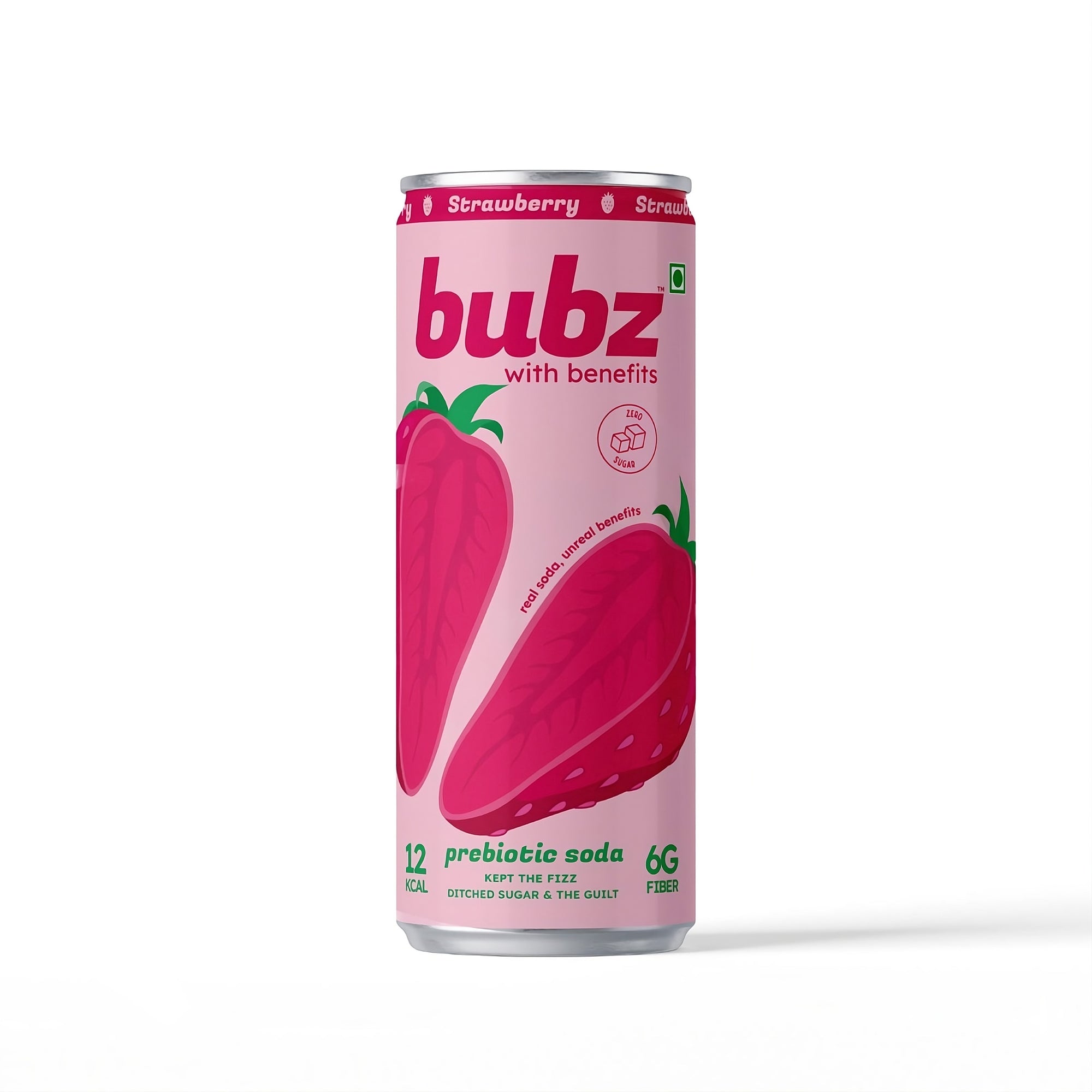 Bubz Strawberry Prebiotic Soda